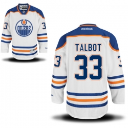 Cam Talbot Youth Reebok Edmonton Oilers Authentic White Away Jersey