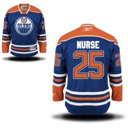 Darnell Nurse Reebok Edmonton Oilers Premier Royal Blue Home Jersey