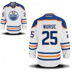 Darnell Nurse Reebok Edmonton Oilers Premier White Away Jersey