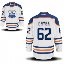 Eric Gryba Reebok Edmonton Oilers Authentic White Away Jersey