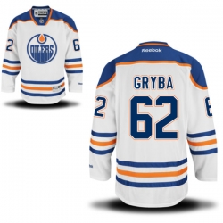 Eric Gryba Youth Reebok Edmonton Oilers Premier White Away Jersey