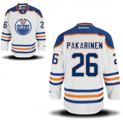 Iiro Pakarinen Reebok Edmonton Oilers Authentic White Away Jersey