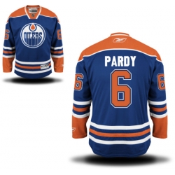 Adam Pardy Youth Reebok Edmonton Oilers Authentic Royal Blue Home Jersey