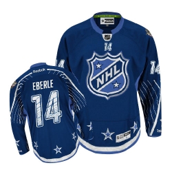 Jordan Eberle Reebok Edmonton Oilers Authentic Navy Blue 2011 All Star NHL Jersey