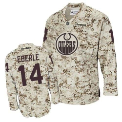 Jordan Eberle Reebok Edmonton Oilers Authentic Camouflage NHL Jersey