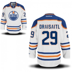 Leon Draisaitl Youth Reebok Edmonton Oilers Premier White Away Jersey