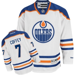 Paul Coffey Reebok Edmonton Oilers Authentic White Away NHL Jersey