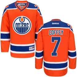 Paul Coffey Reebok Edmonton Oilers Authentic Orange Third NHL Jersey