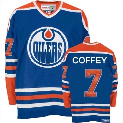 Paul Coffey CCM Edmonton Oilers Premier Royal Blue Throwback NHL Jersey
