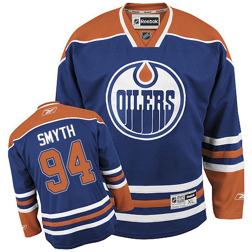 Ryan Smyth Reebok Edmonton Oilers Premier Royal Blue Home NHL Jersey