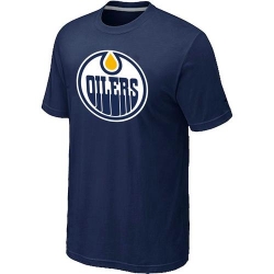 NHL Edmonton Oilers Big & Tall Logo T-Shirt - Navy