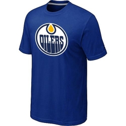 NHL Edmonton Oilers Big & Tall Logo T-Shirt - Blue