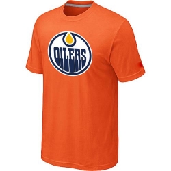 NHL Edmonton Oilers Big & Tall Logo T-Shirt - Orange