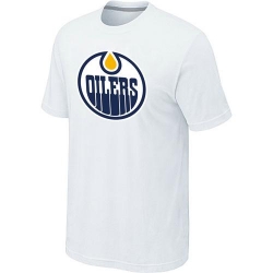 NHL Edmonton Oilers Big & Tall Logo T-Shirt - White