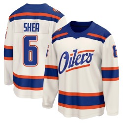 Ryan Shea Youth Fanatics Edmonton Oilers Breakaway Light Beige Alternate Jersey