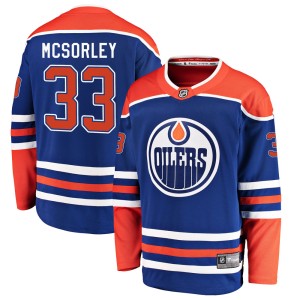 Marty Mcsorley Youth Fanatics Branded Edmonton Oilers Breakaway Royal Alternate Jersey