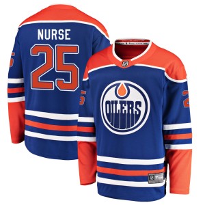 Darnell Nurse Youth Fanatics Branded Edmonton Oilers Breakaway Royal Alternate Jersey