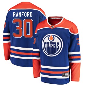 Bill Ranford Youth Fanatics Branded Edmonton Oilers Breakaway Royal Alternate Jersey