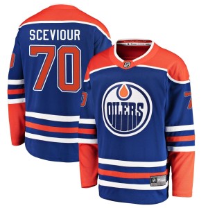 Colton Sceviour Youth Fanatics Branded Edmonton Oilers Breakaway Royal Alternate Jersey