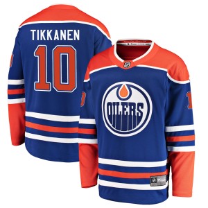 Esa Tikkanen Youth Fanatics Branded Edmonton Oilers Breakaway Royal Alternate Jersey