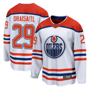 Leon Draisaitl Men's Fanatics Branded Edmonton Oilers Breakaway White 2020/21 Special Edition Jersey
