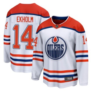 Mattias Ekholm Men's Fanatics Branded Edmonton Oilers Breakaway White 2020/21 Special Edition Jersey