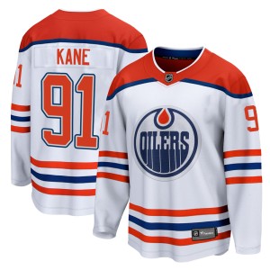 Evander Kane Men's Fanatics Branded Edmonton Oilers Breakaway White 2020/21 Special Edition Jersey