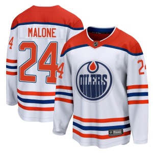Brad Malone Men's Fanatics Branded Edmonton Oilers Breakaway White 2020/21 Special Edition Jersey