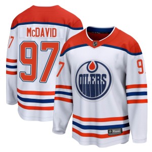 Connor McDavid Men's Fanatics Branded Edmonton Oilers Breakaway White 2020/21 Special Edition Jersey