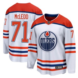 Ryan McLeod Men's Fanatics Branded Edmonton Oilers Breakaway White 2020/21 Special Edition Jersey