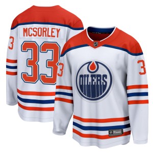 Marty Mcsorley Men's Fanatics Branded Edmonton Oilers Breakaway White 2020/21 Special Edition Jersey