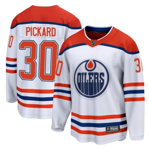 Calvin Pickard Men's Fanatics Branded Edmonton Oilers Breakaway White 2020/21 Special Edition Jersey