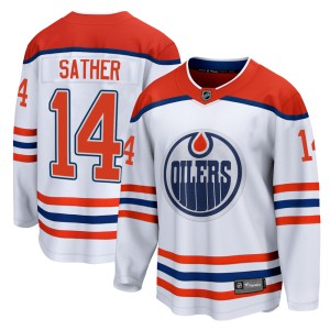 Glen Sather Men's Fanatics Branded Edmonton Oilers Breakaway White 2020/21 Special Edition Jersey