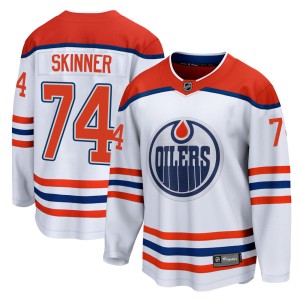 Stuart Skinner Men's Fanatics Branded Edmonton Oilers Breakaway White 2020/21 Special Edition Jersey