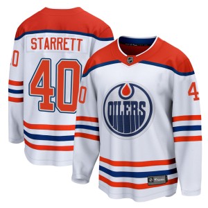 Shane Starrett Men's Fanatics Branded Edmonton Oilers Breakaway White 2020/21 Special Edition Jersey