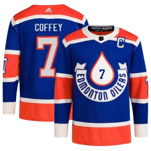 Paul Coffey Youth Adidas Edmonton Oilers Authentic Royal 2023 Heritage Classic Primegreen Jersey