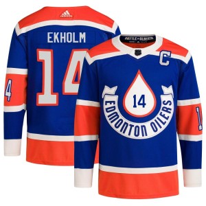 Mattias Ekholm Youth Adidas Edmonton Oilers Authentic Royal 2023 Heritage Classic Primegreen Jersey