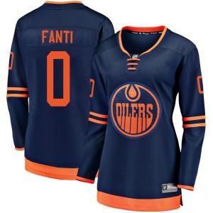 Ryan Fanti Women's Fanatics Branded Edmonton Oilers Breakaway Navy Alternate 2018/19 Jersey