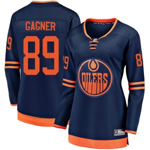 Sam Gagner Women's Fanatics Branded Edmonton Oilers Breakaway Navy Alternate 2018/19 Jersey