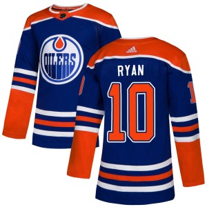 Derek Ryan Men's Adidas Edmonton Oilers Authentic Royal Alternate Jersey