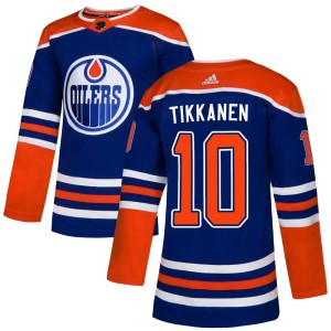 Esa Tikkanen Men's Adidas Edmonton Oilers Authentic Royal Alternate Jersey
