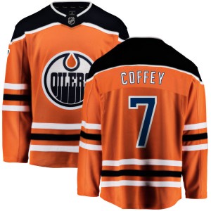 Paul Coffey Men's Fanatics Branded Edmonton Oilers Breakaway Orange Home Jersey