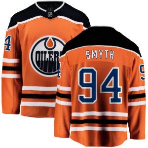 Ryan Smyth Youth Fanatics Branded Edmonton Oilers Breakaway Orange Home Jersey