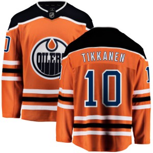 Esa Tikkanen Men's Fanatics Branded Edmonton Oilers Breakaway Orange Home Jersey