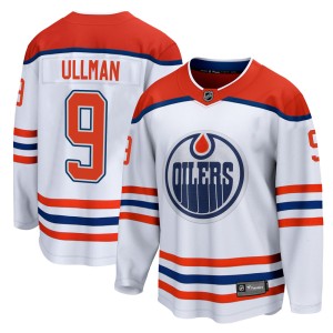 Norm Ullman Youth Fanatics Branded Edmonton Oilers Breakaway White 2020/21 Special Edition Jersey