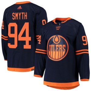Ryan Smyth Men's Adidas Edmonton Oilers Authentic Navy Alternate Primegreen Pro Jersey