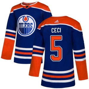 Cody Ceci Youth Adidas Edmonton Oilers Authentic Royal Alternate Jersey