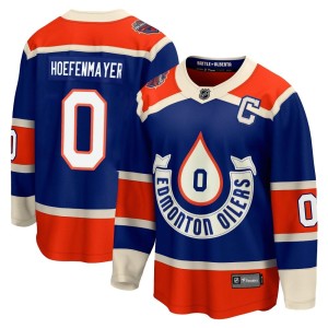 Noel Hoefenmayer Youth Fanatics Branded Edmonton Oilers Premier Royal Breakaway 2023 Heritage Classic Jersey