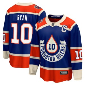 Derek Ryan Youth Fanatics Branded Edmonton Oilers Premier Royal Breakaway 2023 Heritage Classic Jersey