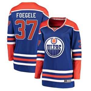 Warren Foegele Women's Fanatics Branded Edmonton Oilers Breakaway Royal Alternate Jersey